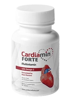 Cardiamin Forte tansiyon ve kalp-damar tabletleri — 30 tablet, Omega-3 destekli