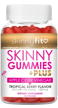 Skinny Gummies Plus elma sirkesi sakızları — 30 adet, 1000 mg The Mother ACV