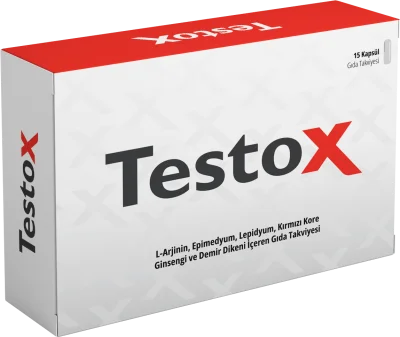 TestoX erkek sağlığı ve prostat kapsülü — 15 kapsül